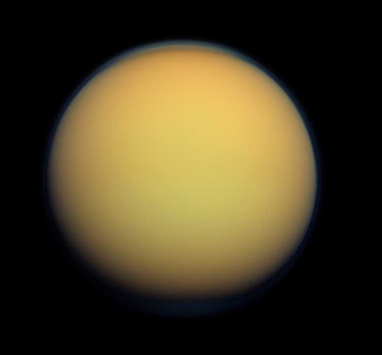Color image of Titan